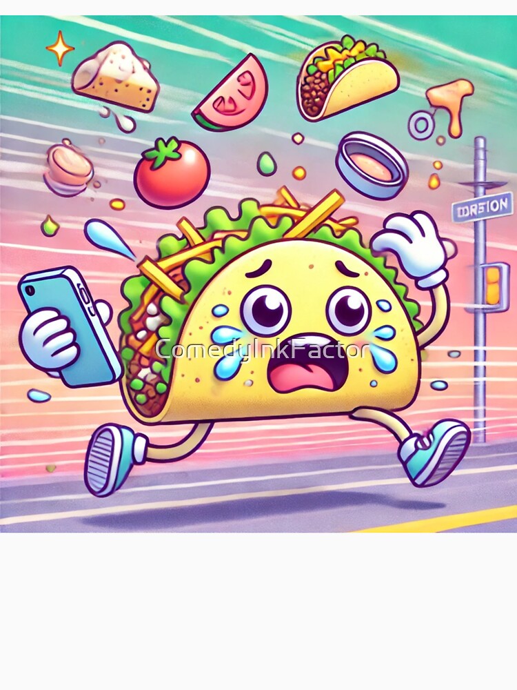 Crying Taco Running Late Meme by ComedyInkFactor