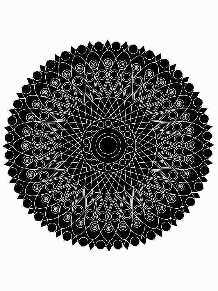 Bohemian mandala - inverted by adiosmillet