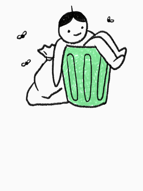 "I'm Trash" by RedsStickerShop