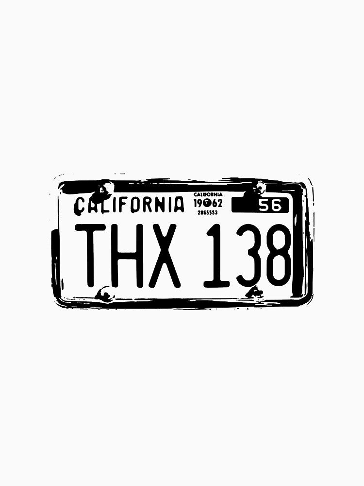 THX 138 Licence Plate Alpha Essential by HARPREET-24