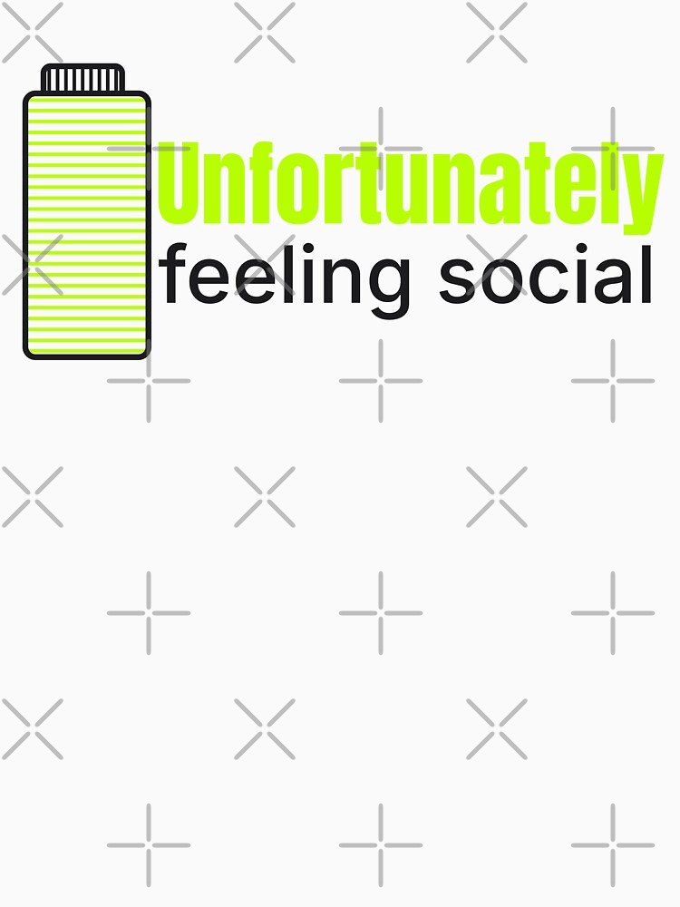 Unfortunately feeling social with symbol by Zitality