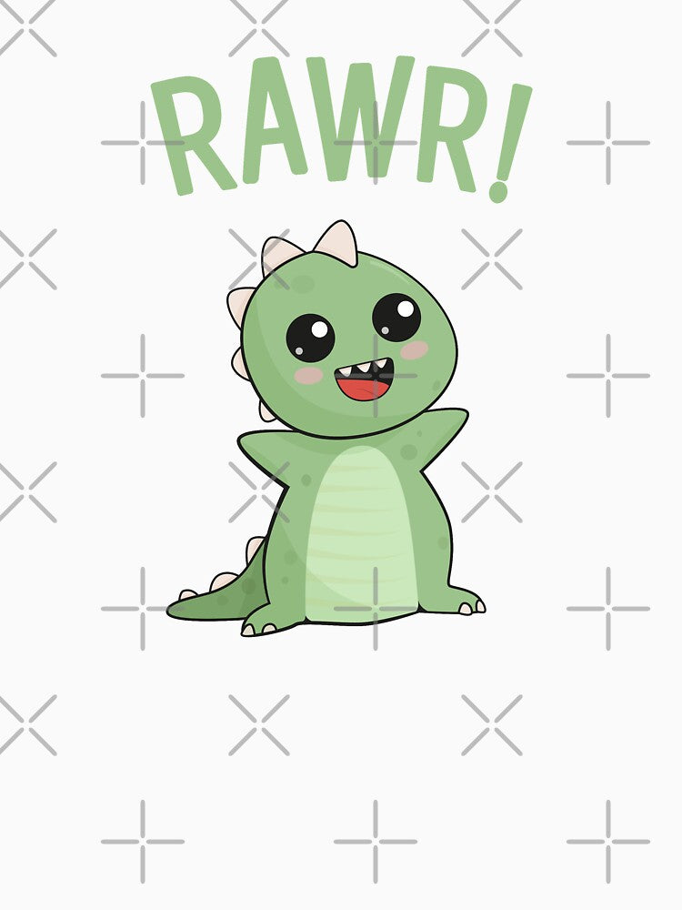 Rawr! Dinosaur - Cute Dinosaur by PaulSDesign