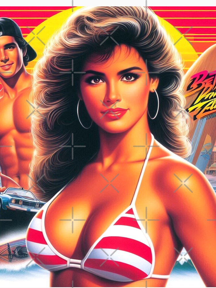 80s Hot Summer Woman by PulpVintage