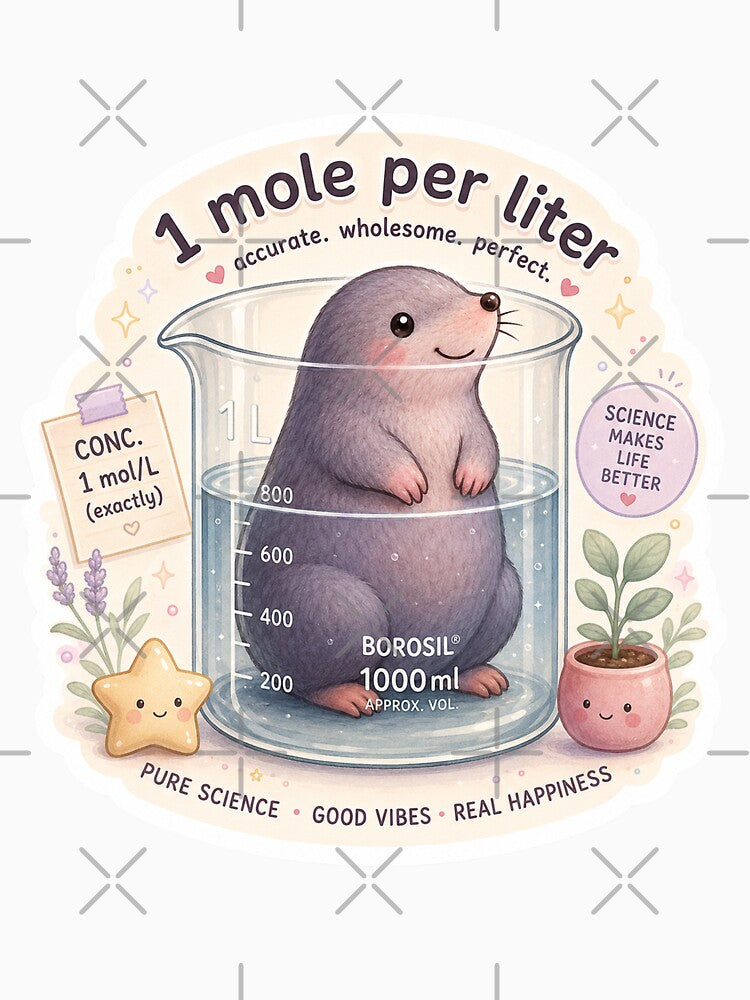 Aesthetic One mole per litre by labstud