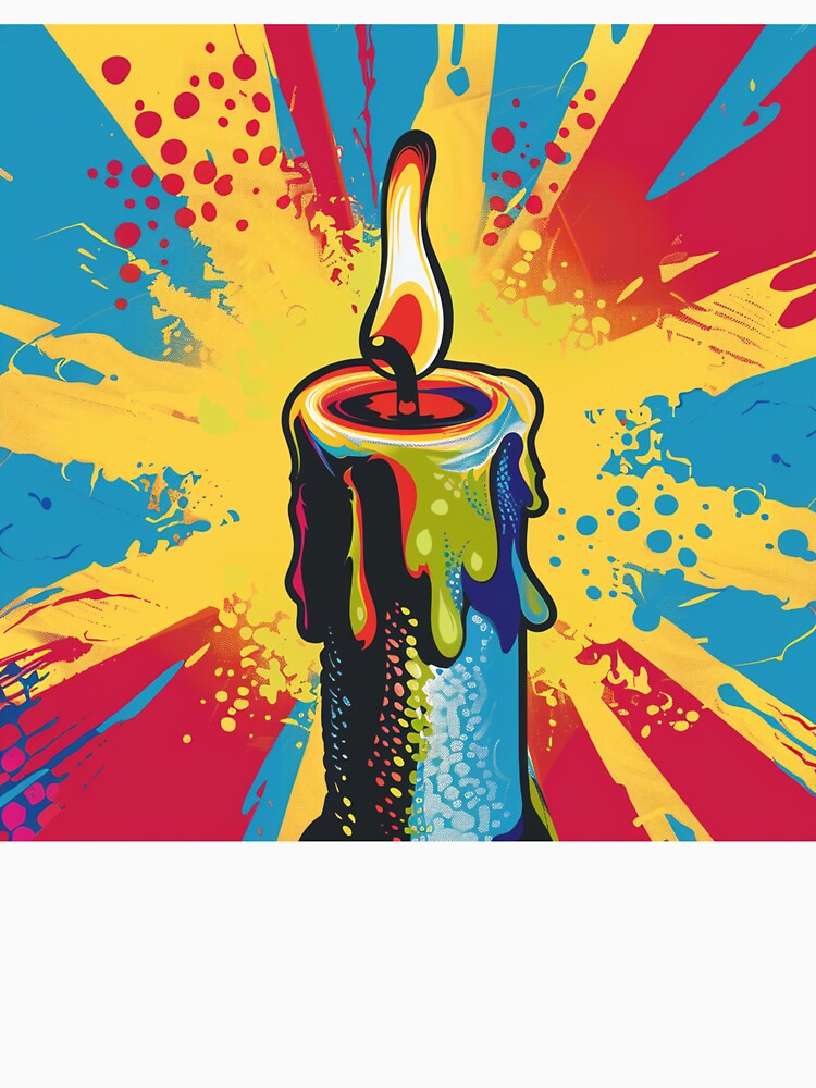 Candle Pop Art 4 by AstroRisq