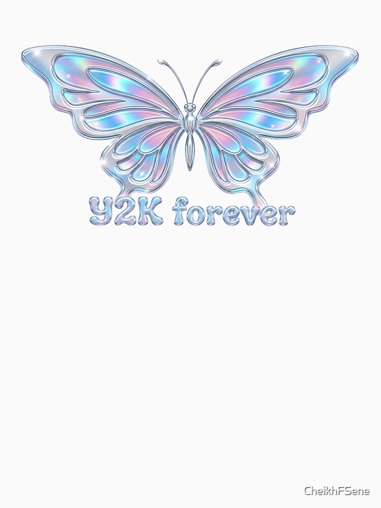Y2K Butterfly — Chrome Holographic Iridescent 2000s Aesthetic by Velustro Shop