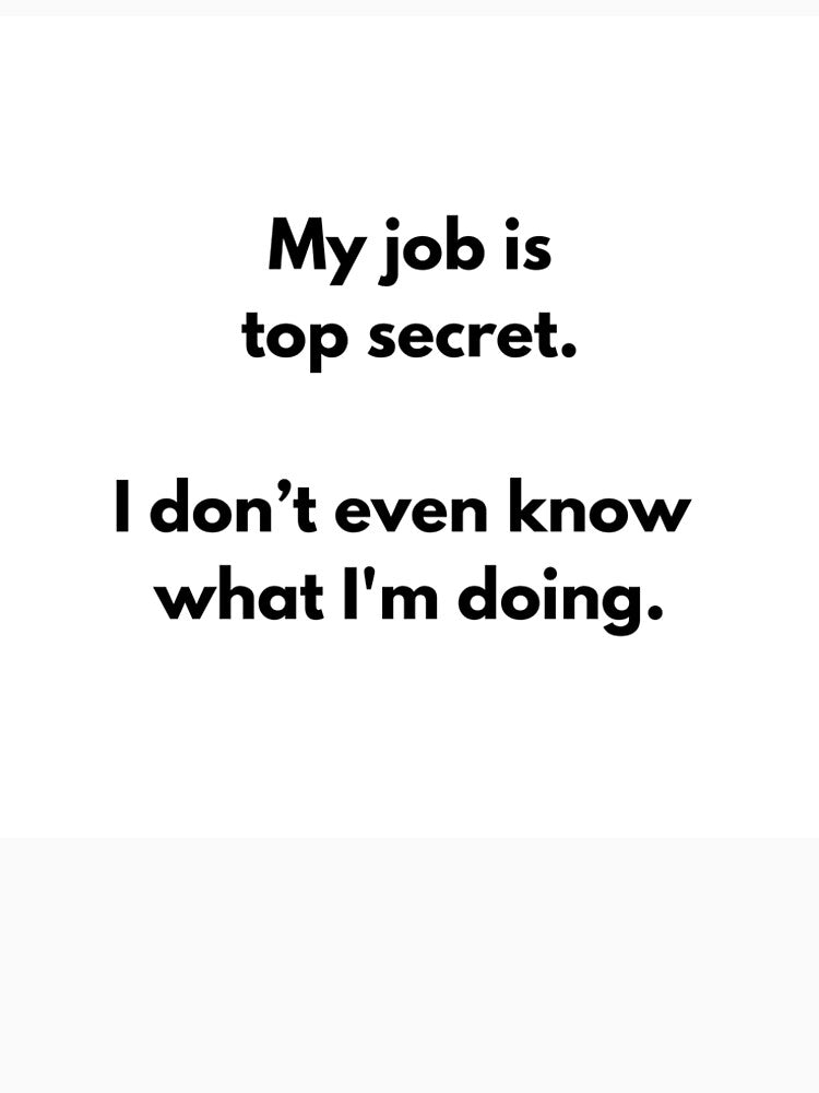 Funny Top Secret Job Mug - WFH Office Humour Slogan by SLS-Creations