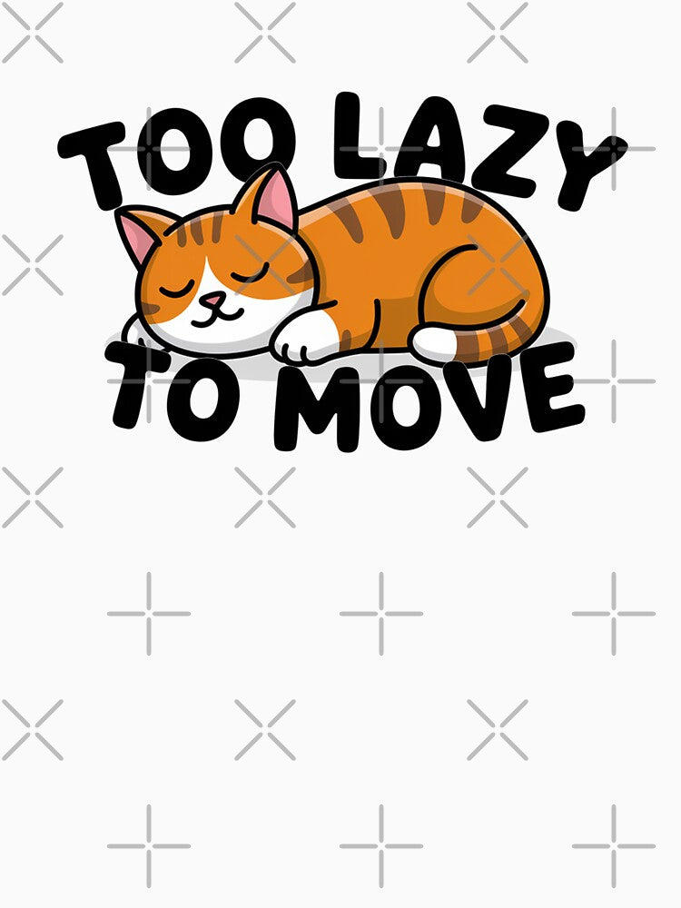 Too Lazy To Move Orange Cat by MonkiFlipp