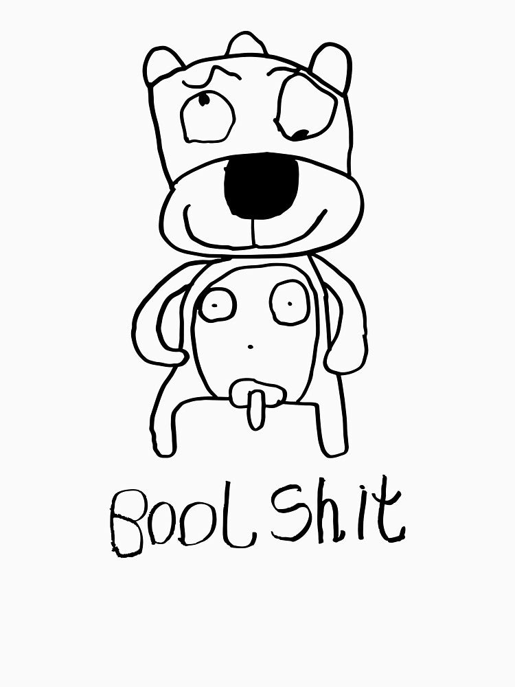 Pee-Pee Bear, Bool Shit  - black by Bool-Shit-Ts