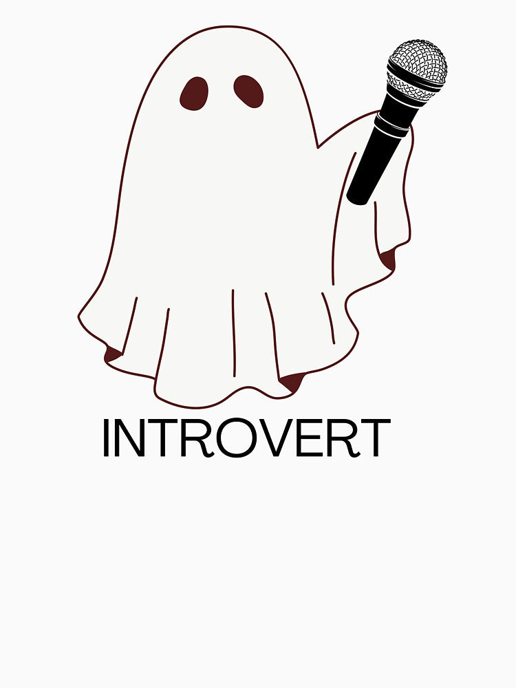 Spooky Season Funny Introvert Singing by CCKimShop