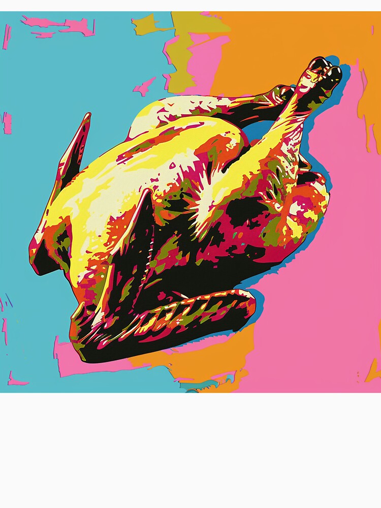 Roast Chicken Pop Art 3 by AstroRisq