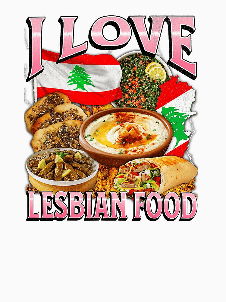 I Love Lebanese Food Funny Middle Eastern Food Meme by tadmercado