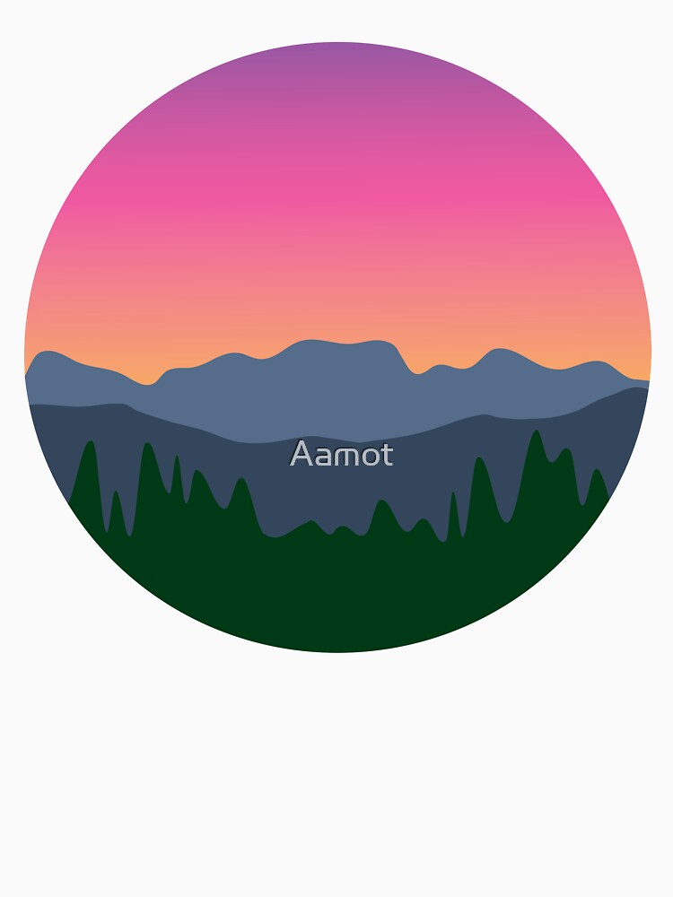 Sunset in the mountains by Aamot