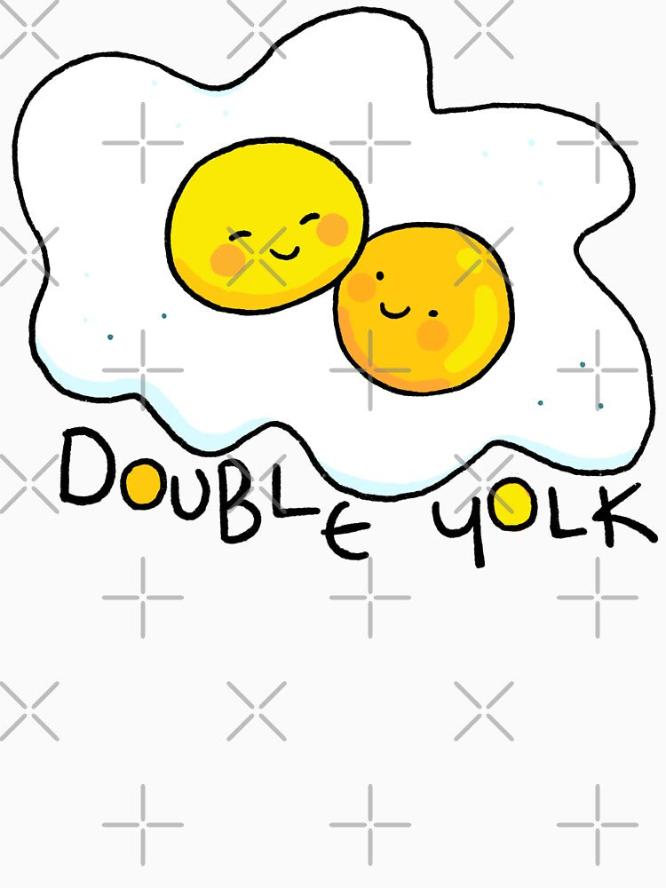 Double Yolk Egg Lovers - Pink by doodledate