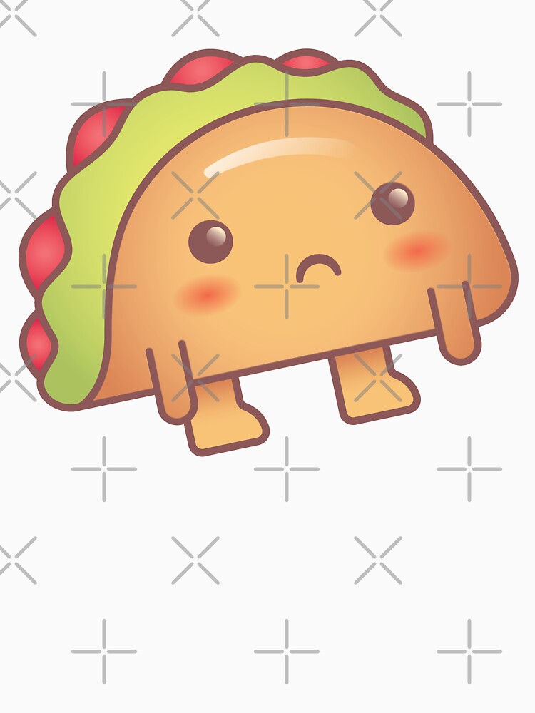Sad kawaii taco by TamGustam