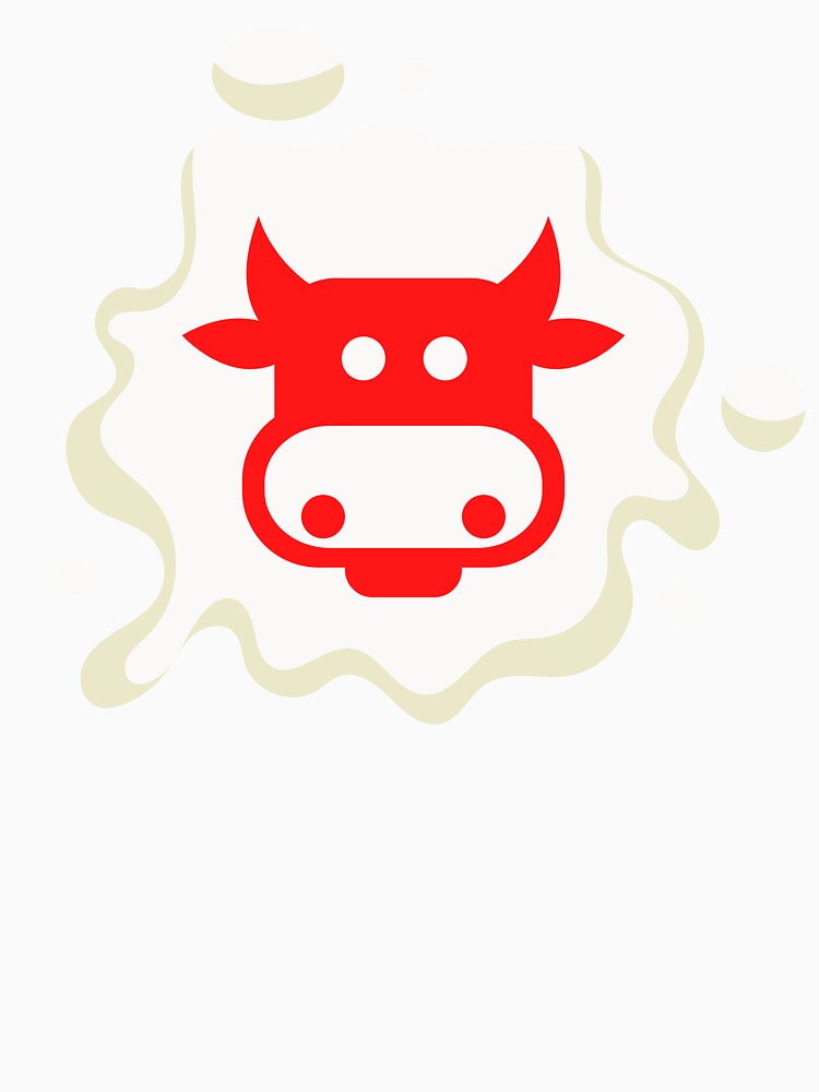 Cute Funny Cow Red Pattern by kyds