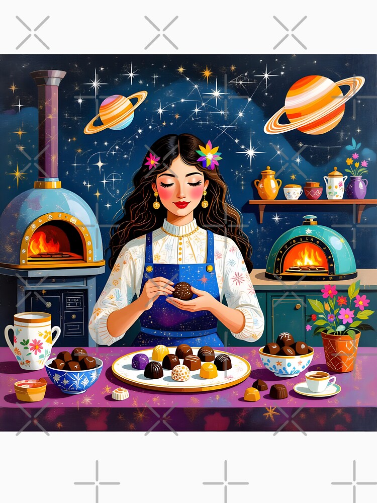 Bakery Aesthetic Girl - Culinary Major Aesthetic - Baking And Pastry Lovers by Wiss2Arts