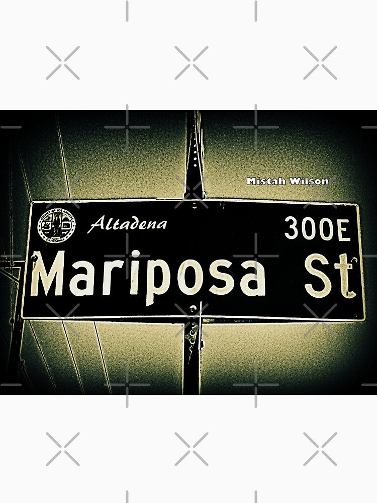 Mariposa Street, Altadena, CA by Mistah Wilson by The Street Sign Store