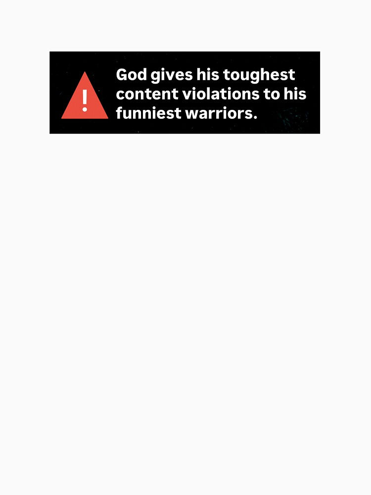 Toughest Content Violations Funniest Warriors by AbbysWorld's a Shop