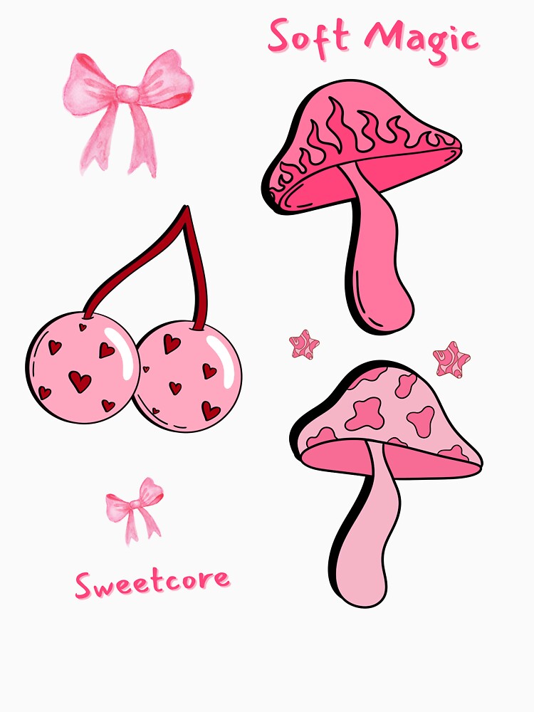 Sweetcore Pink Aesthetic Cute Shirt by Sabrienna.designs