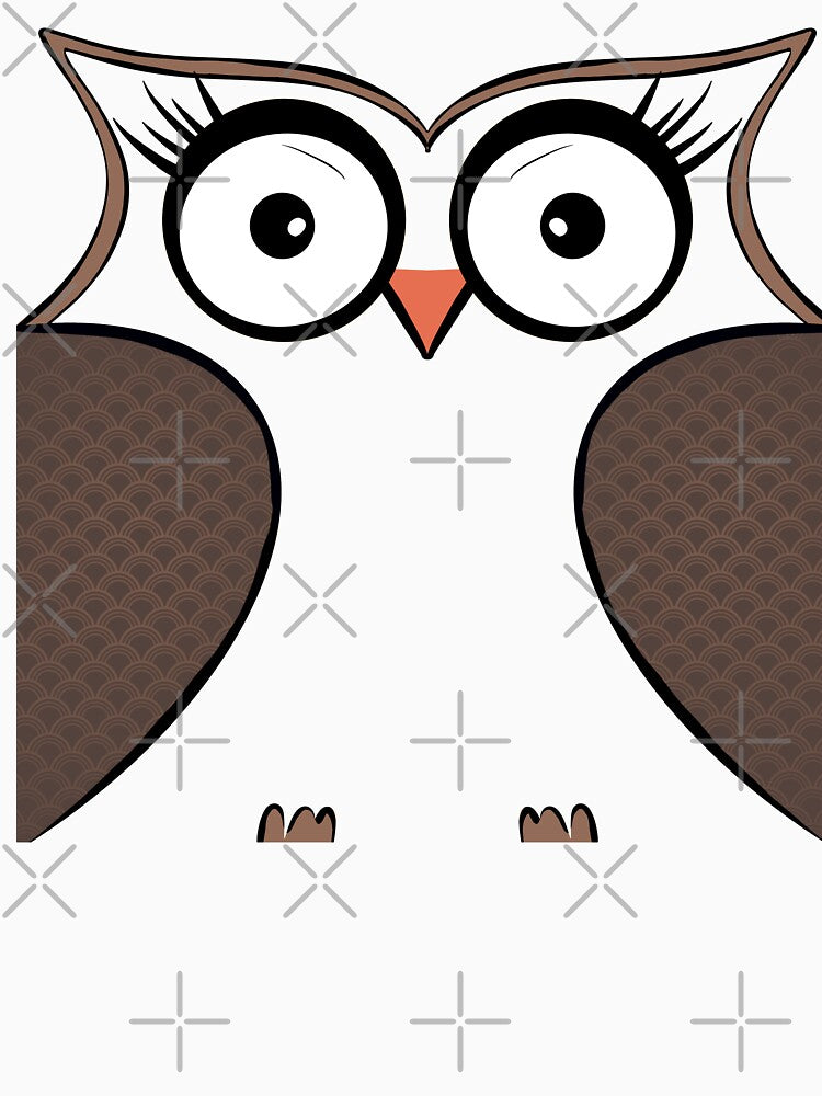 Cute aesthetic hippie owl by Tanuja  Sharma
