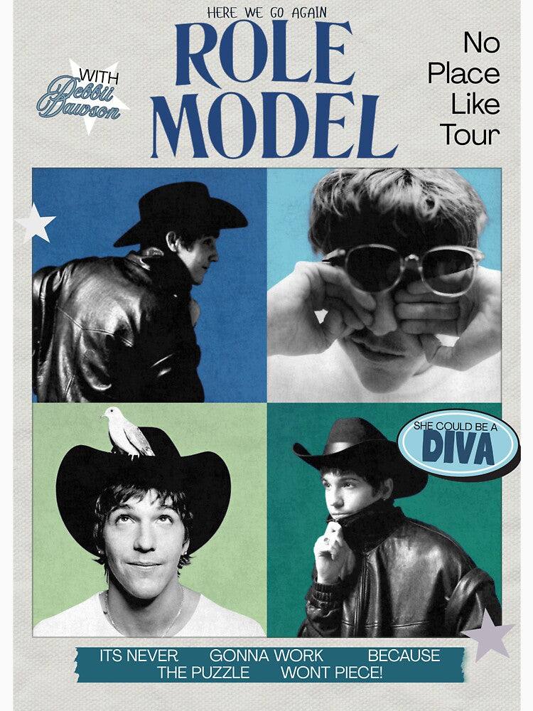 Role Model No Place Like Tour poster by byskyesgraphics