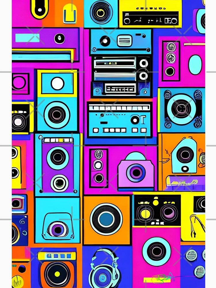 80’s Pop Art Vibes 12 by Benito Del Ray