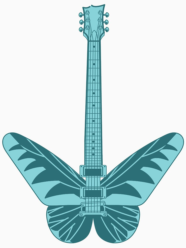 Grunge  Butterfly Gutar by Sherockstees