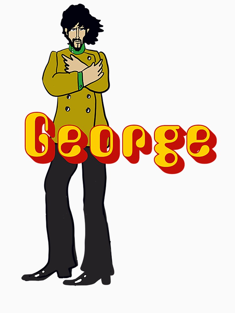 George Harrison Yellow Submarine Character Cartoon Cult Movie by Randlack6