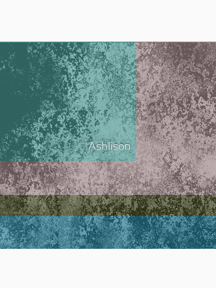 Geometric Grunge Blue by Ashlison