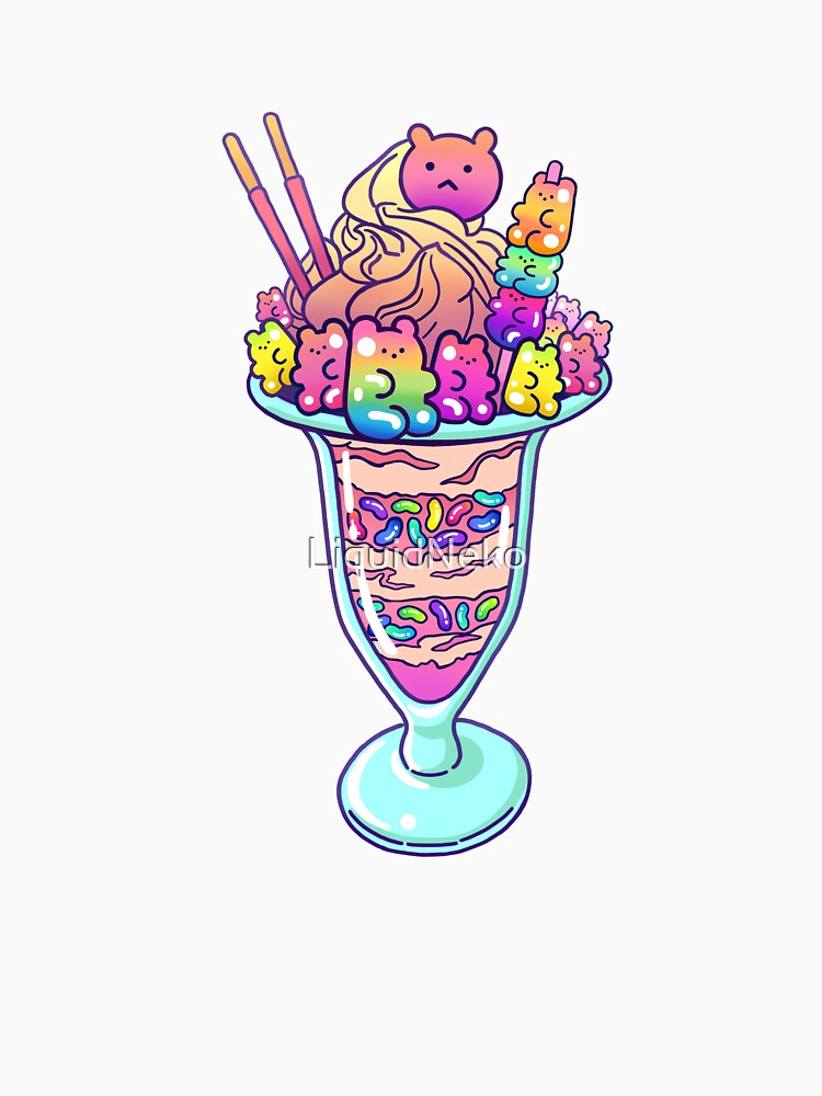 Cute Kawaii Jelly Bear Sundae by LiquidNeko