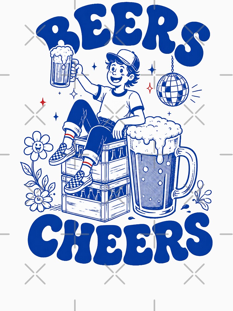 Beers and Cheers Retro Beer Lover by olosra