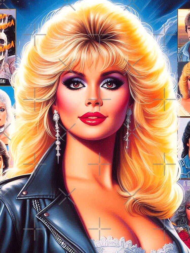 80s Retrowave Blonde Girl by PulpVintage