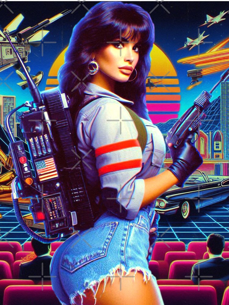 80s Action Girl by PulpVintage