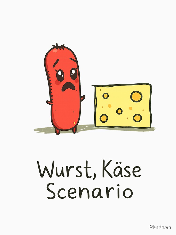 Wurst Käse Scenario – Funny German Food Pun by Planthem