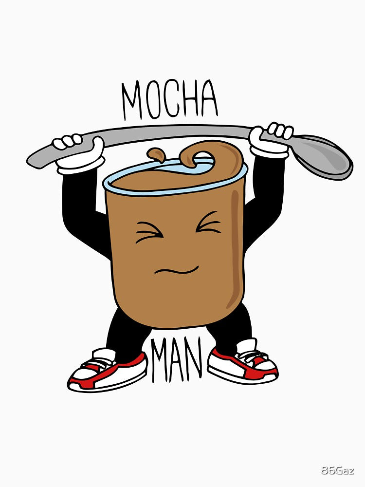 Mocha Man - Colour - Coffee, Mocha, Coffee lovers by 86Gaz