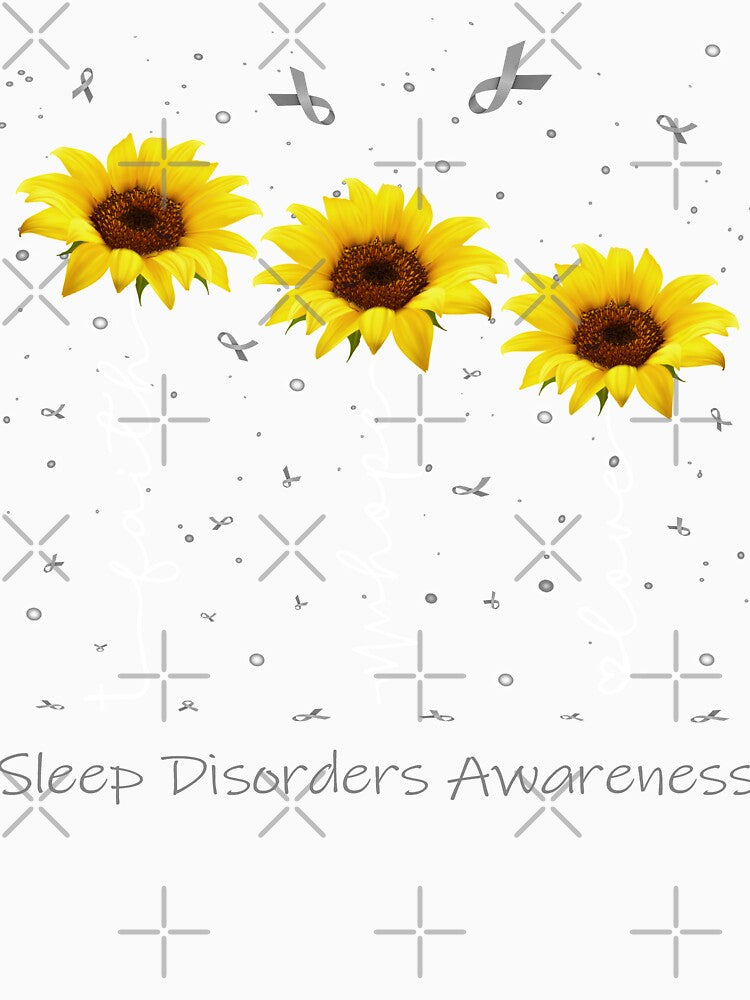 Sunflower Faith Hope Love Sleep Disorders Awareness by largellie