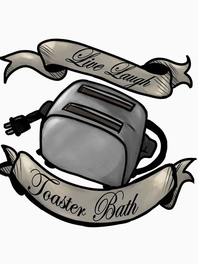 Live Laugh Toaster Bath by faepunkprince