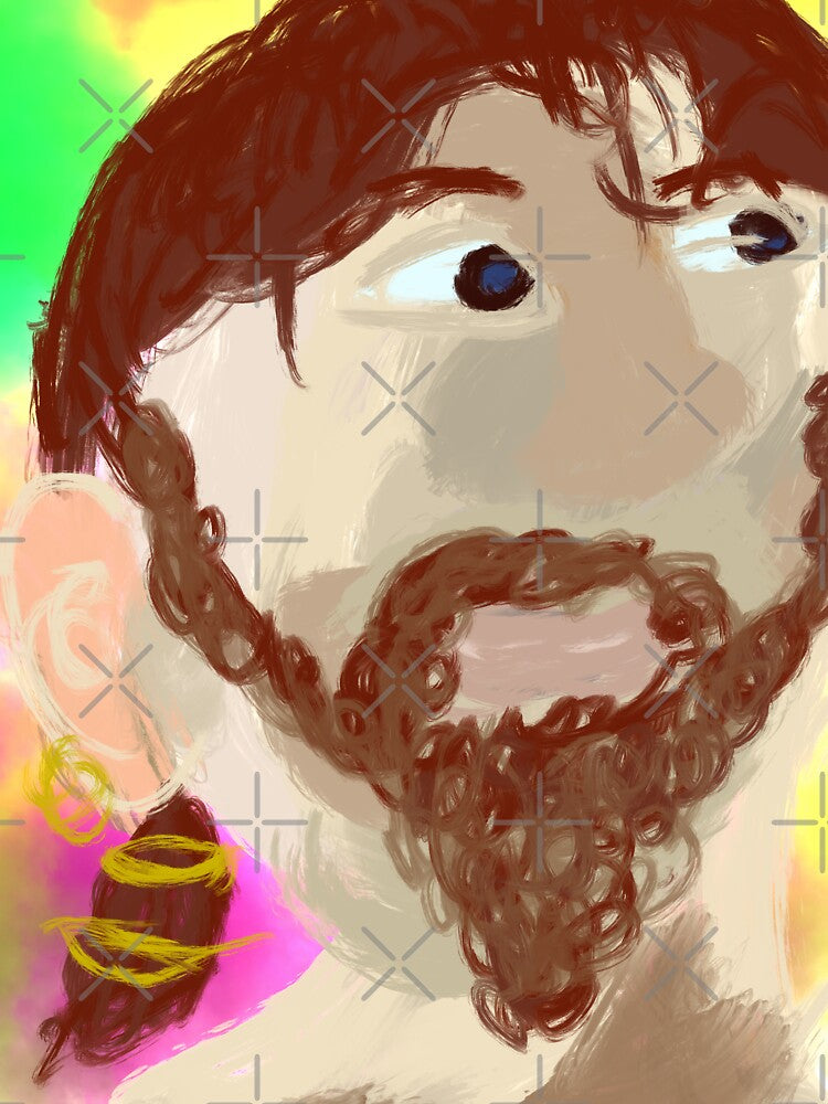 Hippie guy by Joelartdesigns