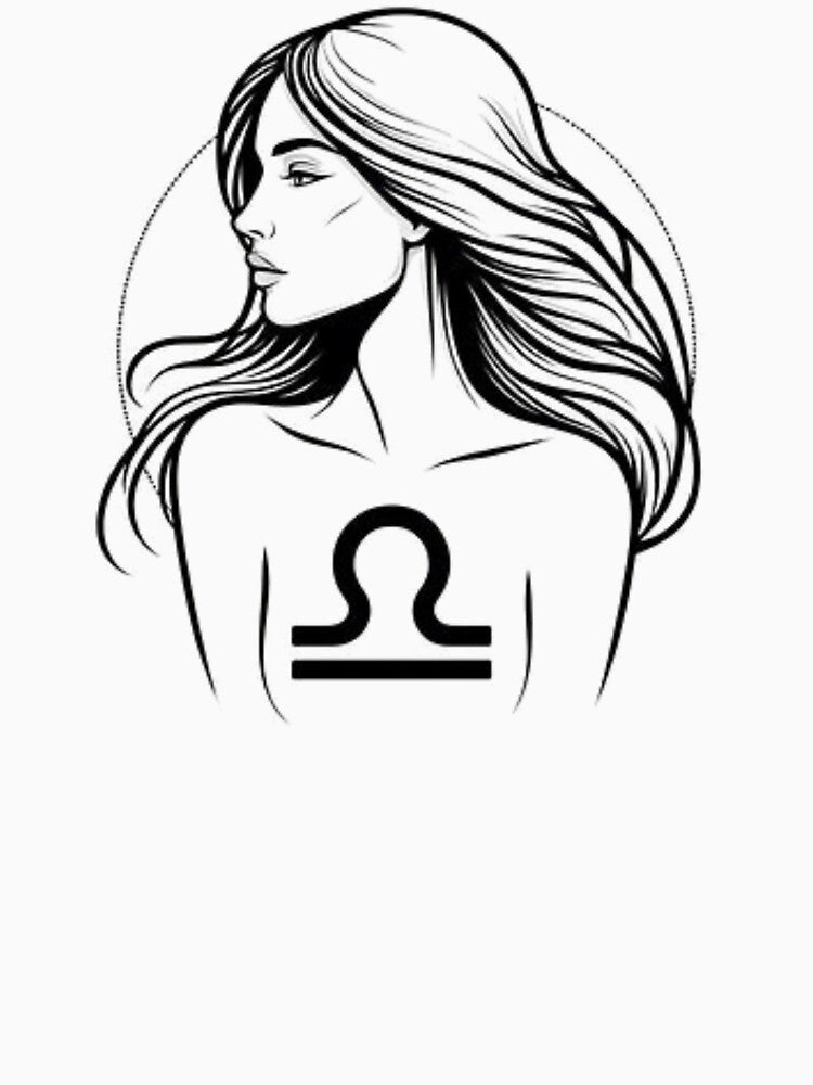Minimalist Libra Sign Horoscope by Goondzik