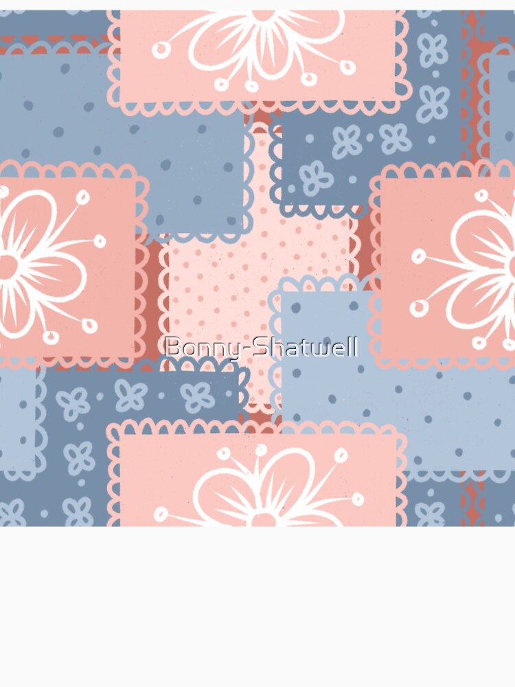 Boho patchwork terracotta by Bonny-Shatwell