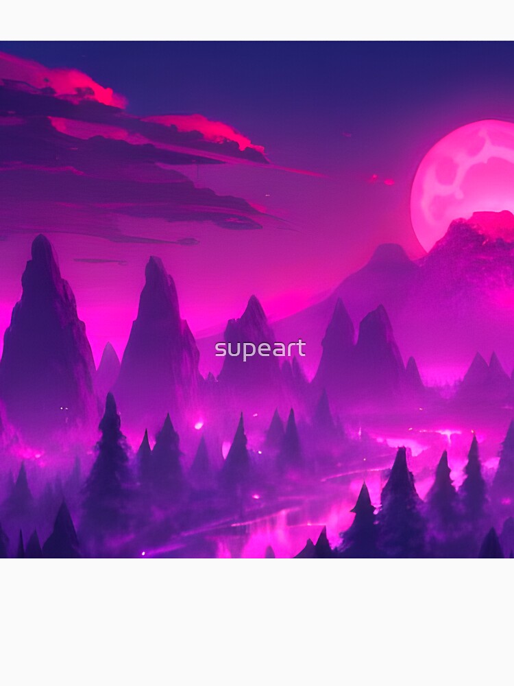 Add a Touch of Beauty and Tranquility to Your Home with Our Wide Range of Gorgeous Minimalist Vibrant Landscape Prints by supeart