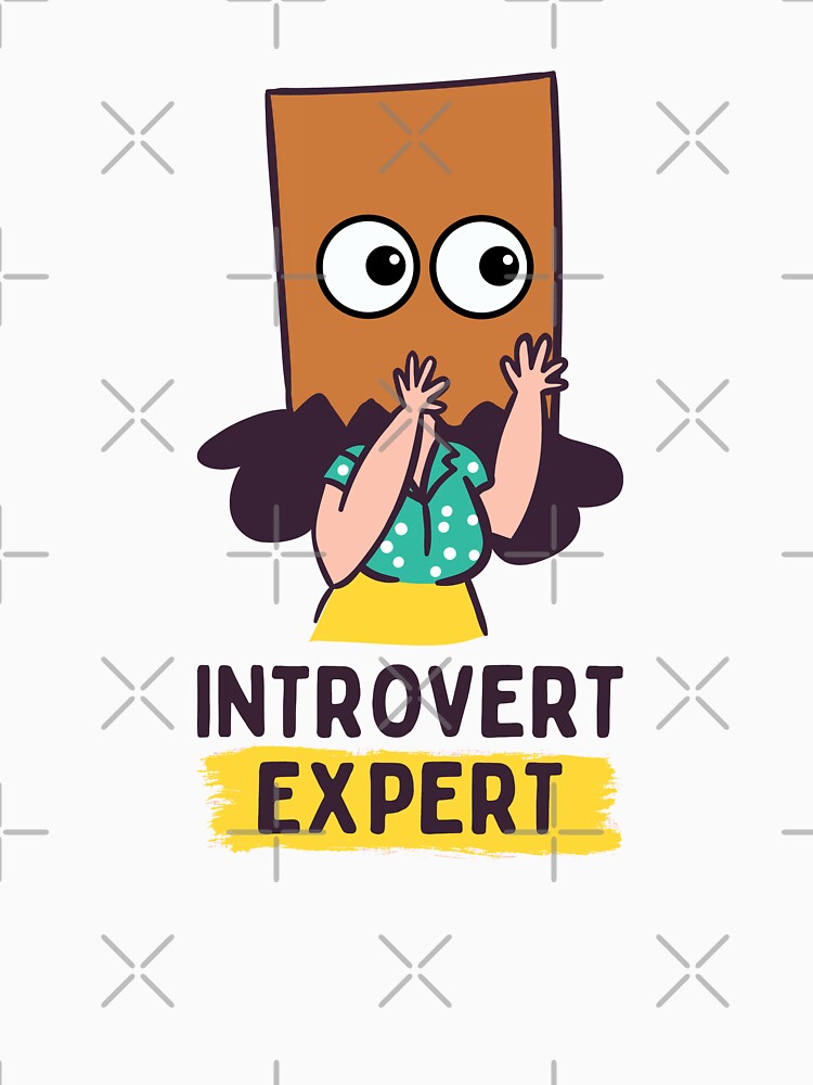 Introvert Expert Funny Introvert Woman by ddretrobot