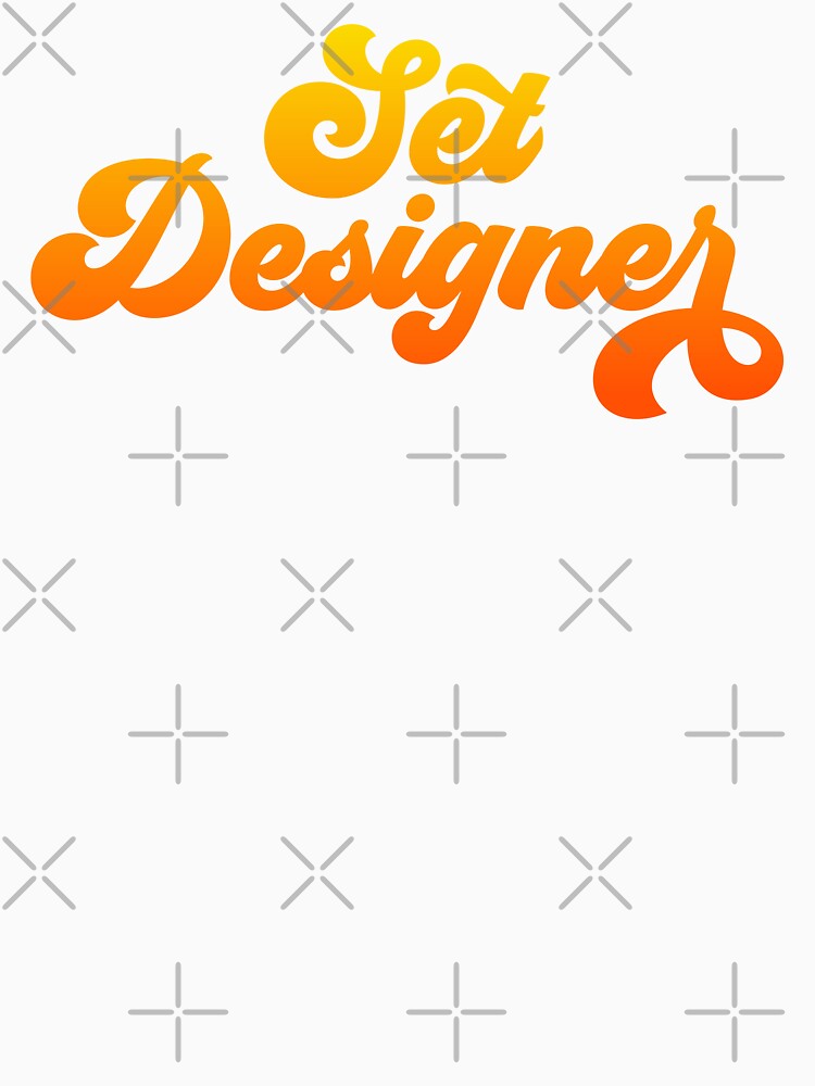 Groovy Set Designer - Fire Orange Gradient by NermilioDesigns