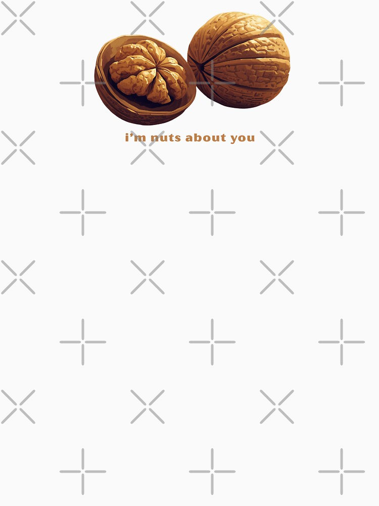 I’m Nuts About You - Cute Pun | TeeHee Puns Funny Design by TeeHee Puns