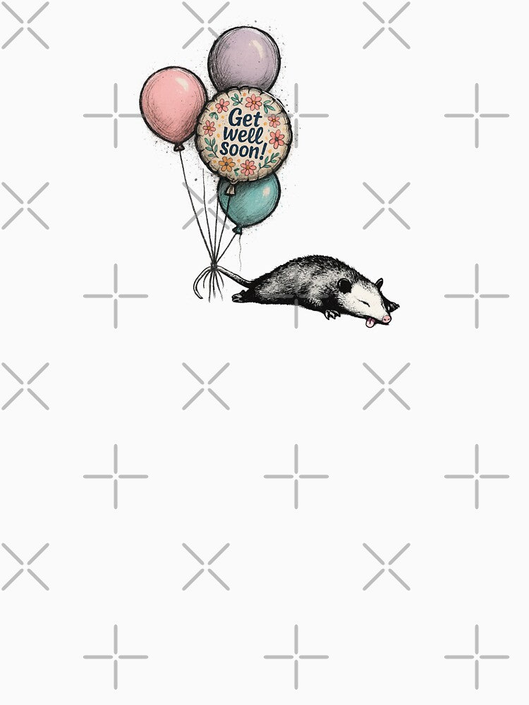 Get well soon opossum by BearnieB