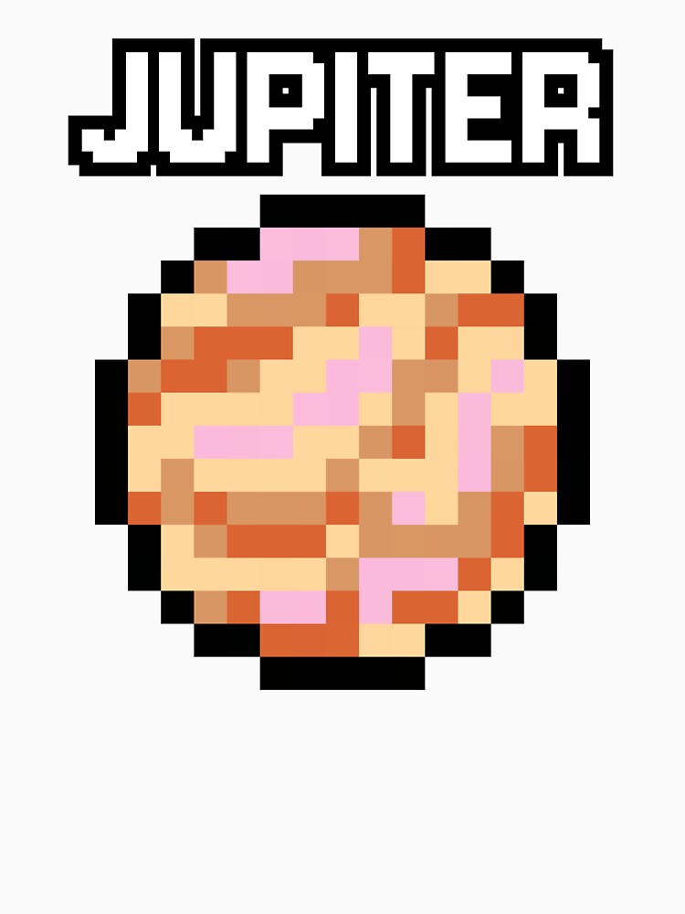 Pixel Art Jupiter by E-engineering