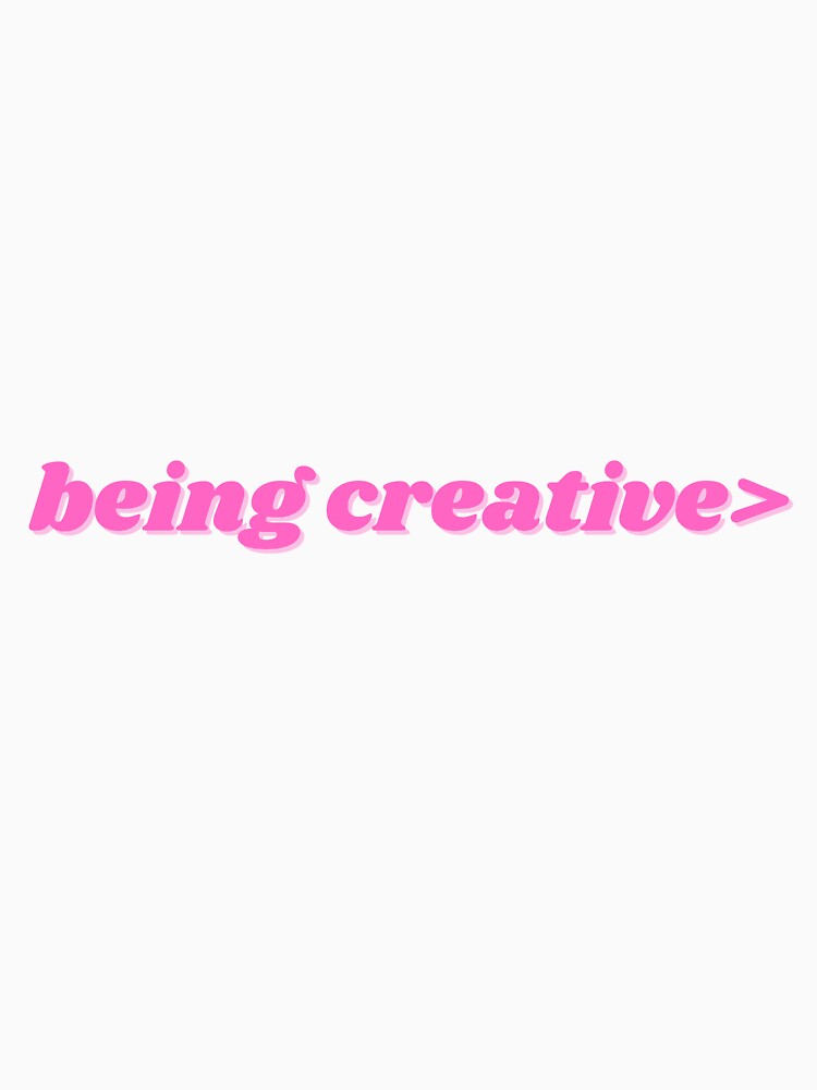 being creative, pink by ChiWellness Shop