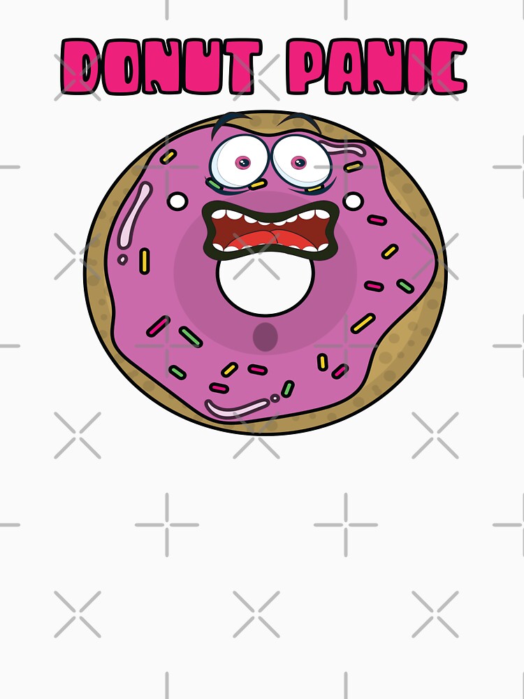 Donut Panic funny word  pun by Donutlovers