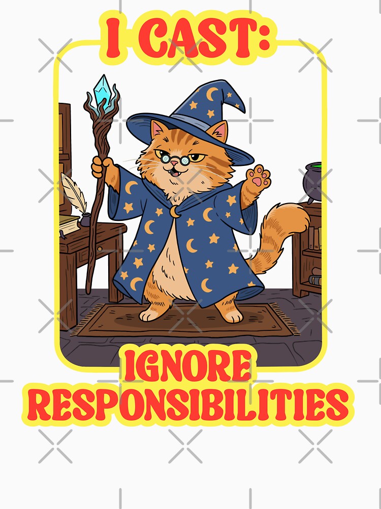 Lazy Wizard Cat by Milasneeze